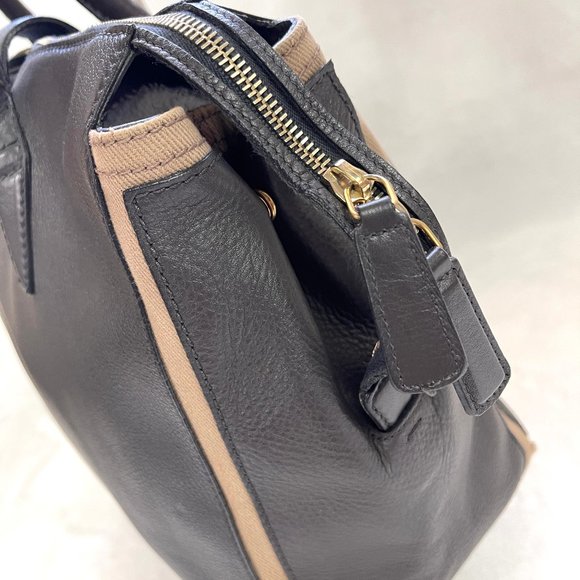 Auc YSL The Muse Two Cabas Mocco Lamb Leather Satchel/Tote $2200 - Picture 12 of 17